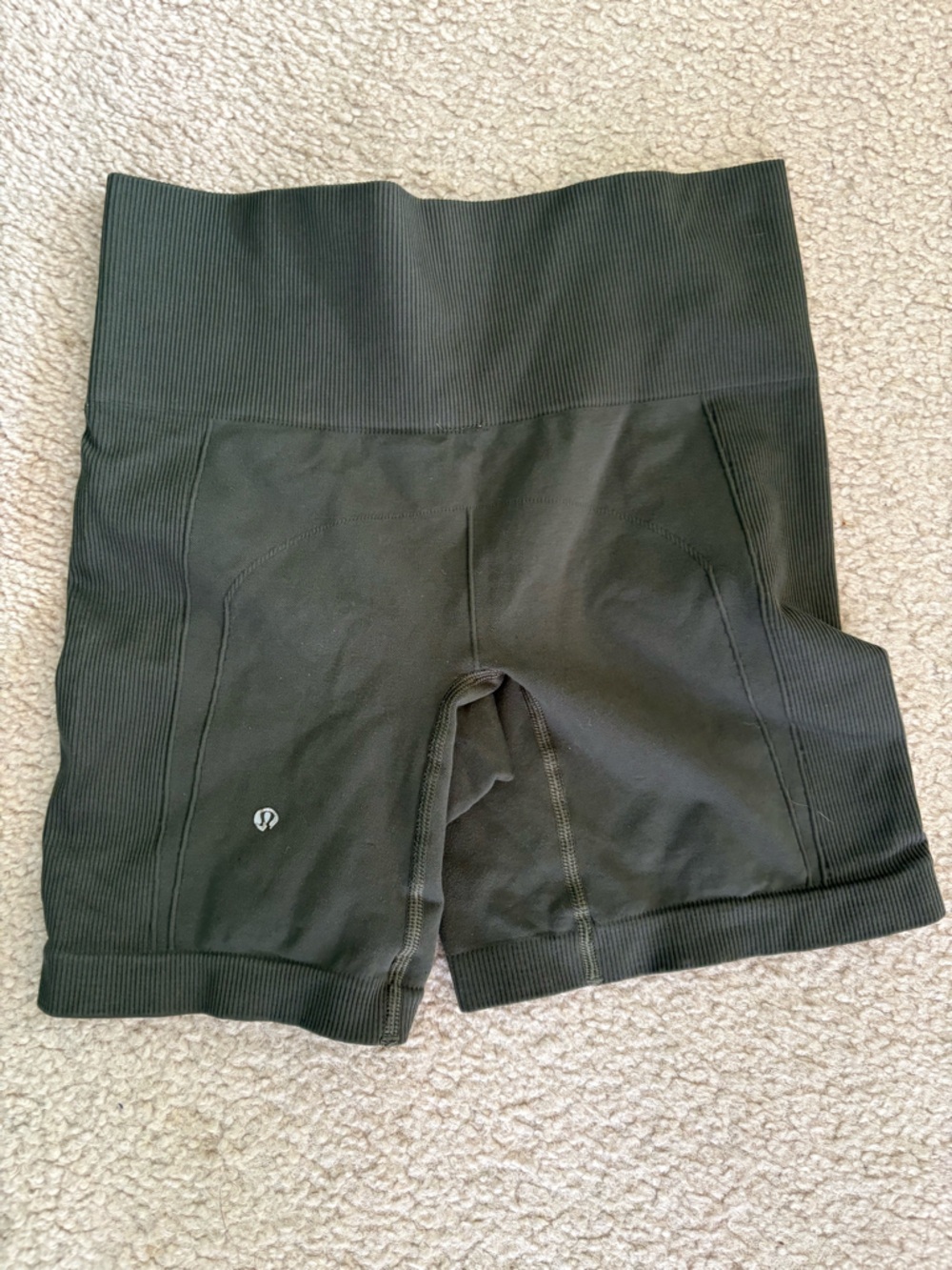 lululemon athletica Black High-Rise Bike Shorts